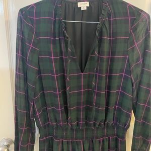 J. Crew Plaid dress